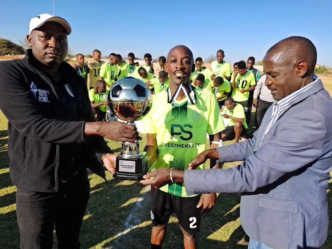 Oshikoto Regional League trophy handover