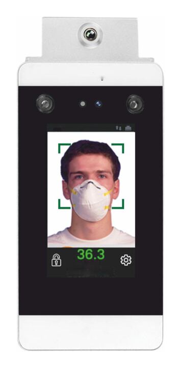 Face Recognition & Temperature Detection Time Attendance System