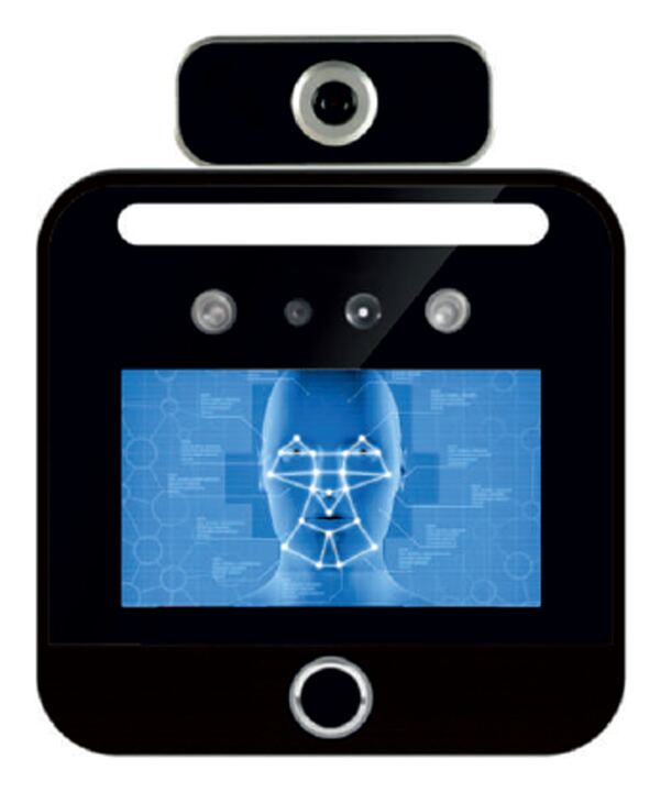 Long Range Face Recognition + Fingerprint Temperature Detection Time Attendance System