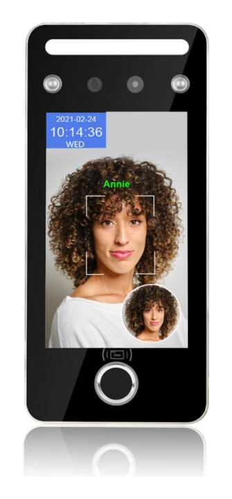 Long Range Face Recognition + Fingerprint Time Attendance System, variant 2