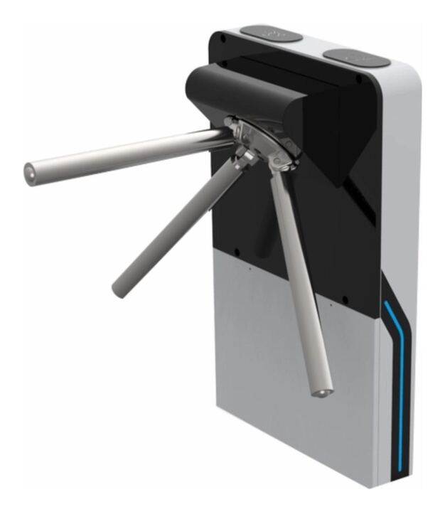 Half Height Motorized Turnstile Barrier Gate