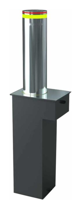 PAS68 Crash Rated Hydraulic Stainless Steel Bollard