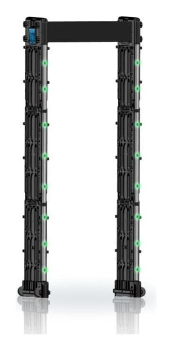 24 Zone Portable Walk-through Metal Detector