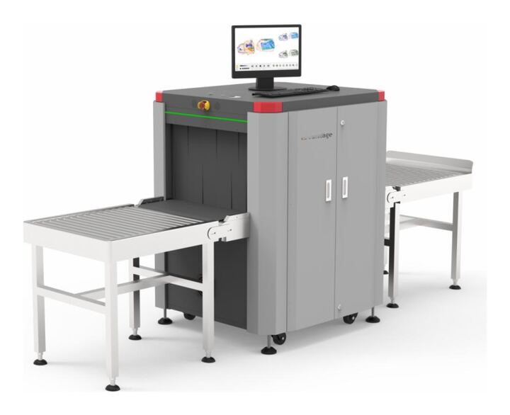 3D view X-Ray Baggage Scanner, 7 Color Imaging, 60x40cm Tunnel Size