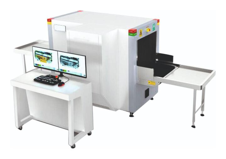 X-Ray Baggage Scanner, Dual Generators and Dual View, 65x50cm Tunnel Size